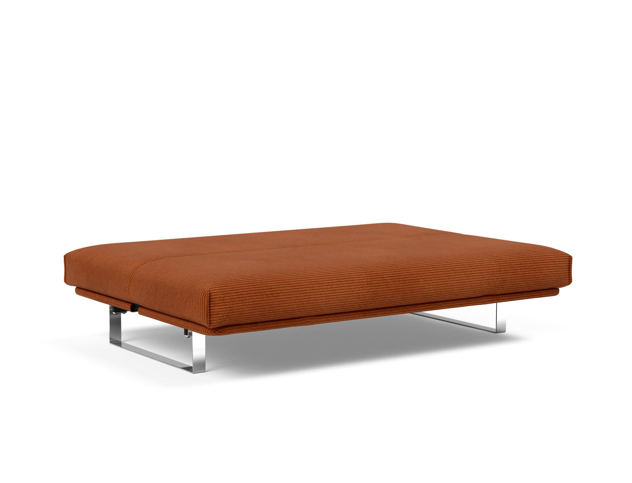 Erleben Sie das Minimum Bettsofa 140 Nordic Cover von Innovation Living – ein stilvolles Schlafsofa mit handgefertigter Matratze und vielseitigem Design.