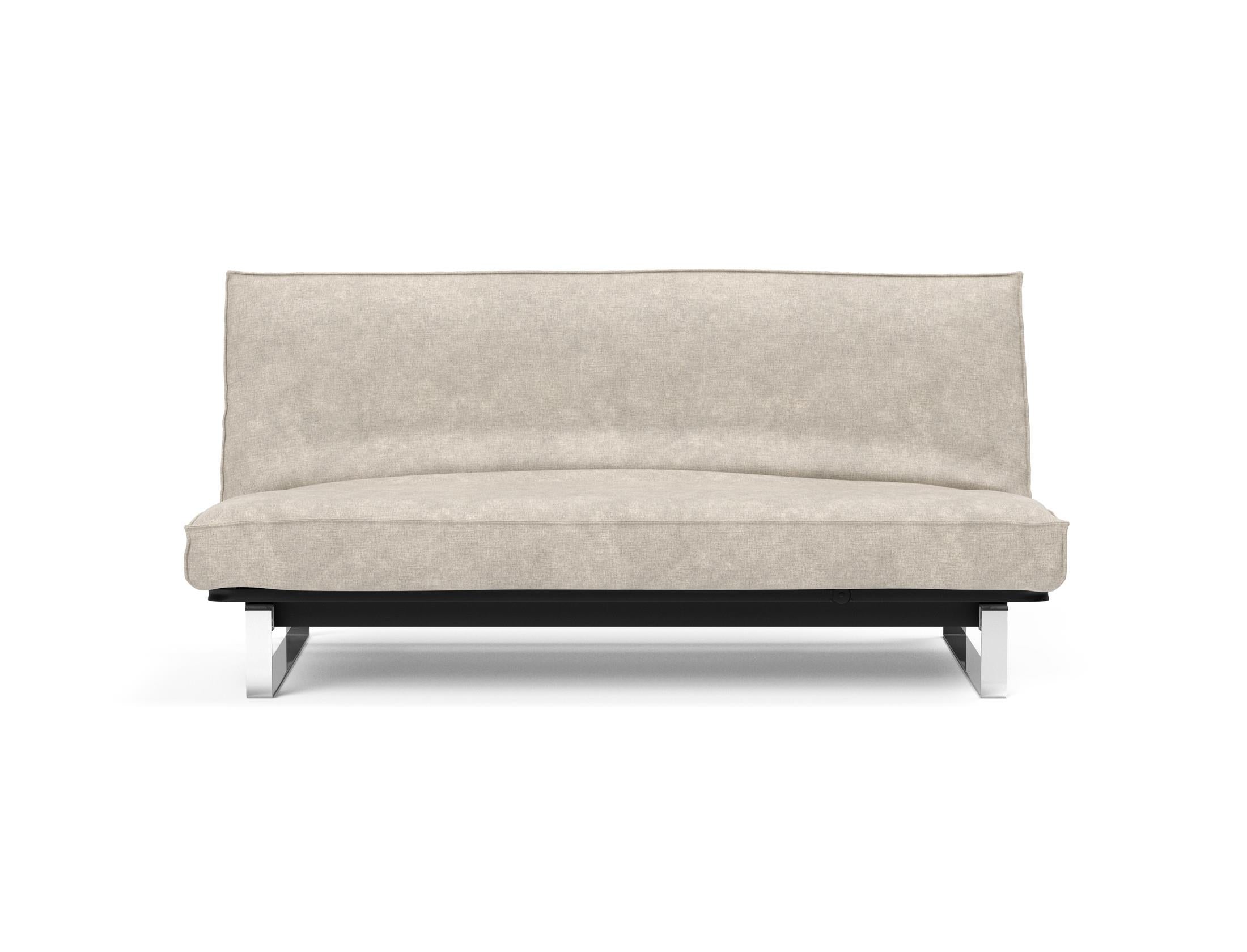 Entdecken Sie das Minimum Bettsofa 140 Sharp Plus Cover Soft Spring von Innovation Living – modernes Design trifft auf außergewöhnlichen Komfort und Funktionalität.