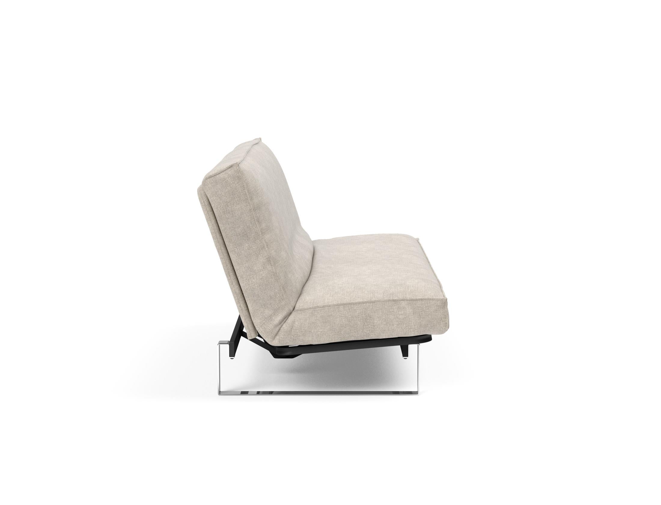 Entdecken Sie das Minimum Bettsofa 140 Sharp Plus Cover Soft Spring von Innovation Living – modernes Design, außergewöhnlicher Komfort und vielseitige Matratzenoptionen für jeden Bedarf.