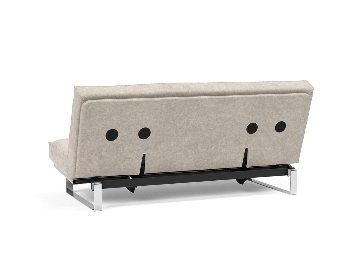Minimum Bettsofa 140 Sharp Plus Cover mit Gestellbezug Soft Spring in 280 Avella Sand präsentiert im Onlineshop von KAQTU Design AG. Bettsofa ist von Innovation Living