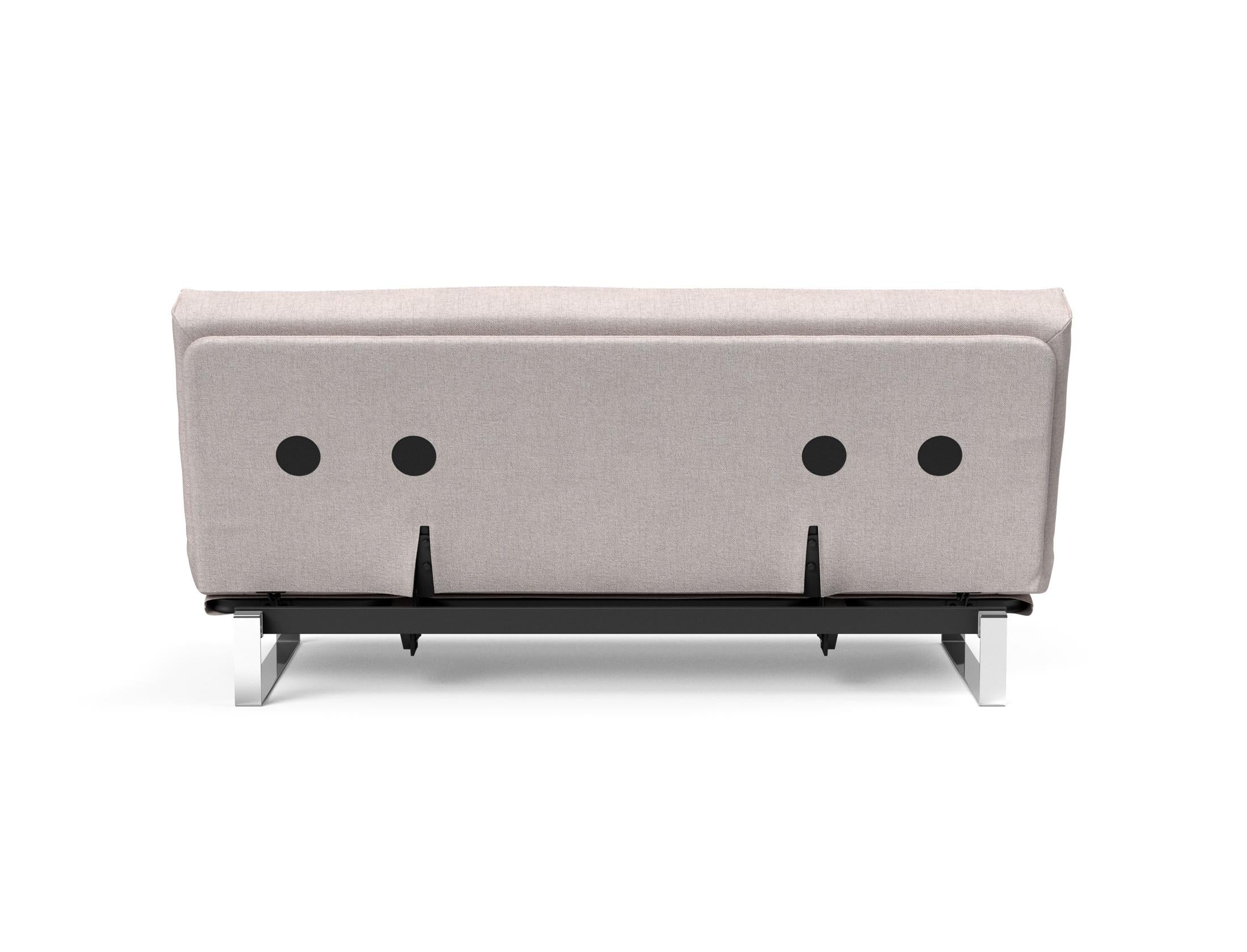 Entdecken Sie das Minimum Bettsofa 140 Sharp Plus Cover – ein stilvolles, funktionales Möbelstück mit langlebigem Metallrahmen und komfortabler Matratze für jeden Raum.