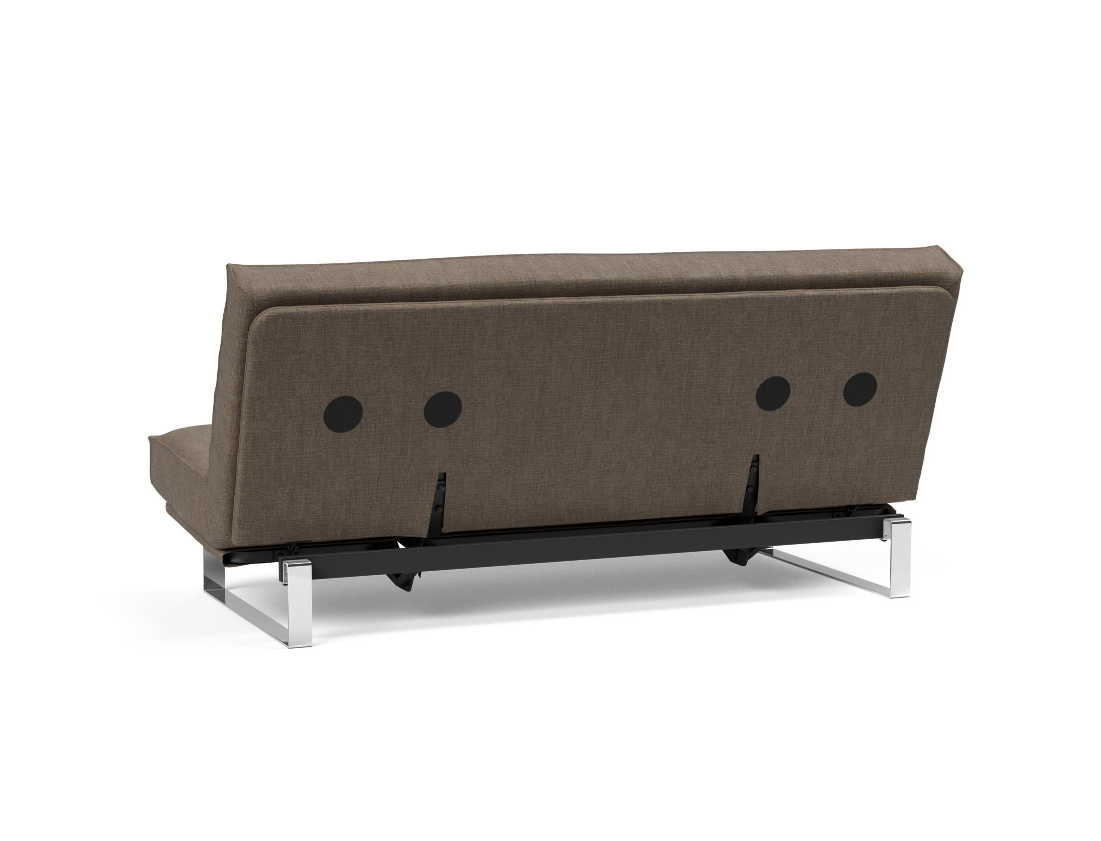 Entdecken Sie das Minimum Bettsofa 140 Sharp Plus Cover – ein stilvolles, funktionales Möbelstück mit langlebigem Metallrahmen und komfortabler Matratze für jeden Raum.