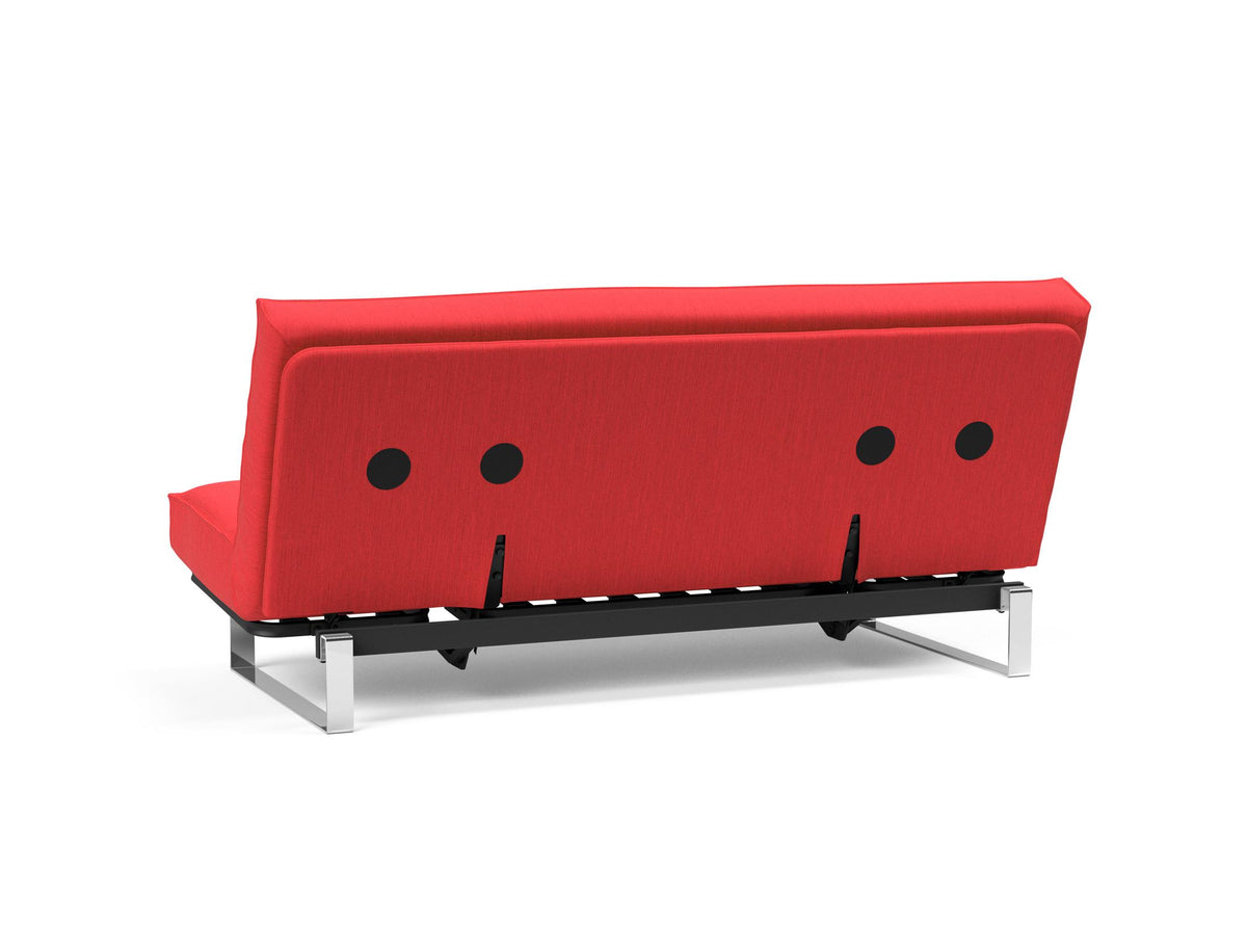 Minimum Bettsofa 140 Sharp Plus Cover Soft Spring in 511 Elegance Red präsentiert im Onlineshop von KAQTU Design AG. Bettsofa ist von Innovation Living