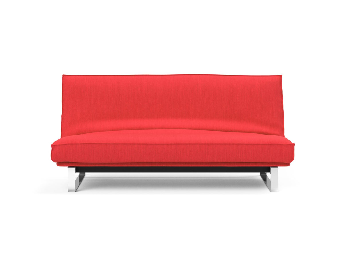 Minimum Bettsofa 140 Sharp Plus Cover mit Gestellbezug Soft Spring in 511 Elegance Red präsentiert im Onlineshop von KAQTU Design AG. Bettsofa ist von Innovation Living