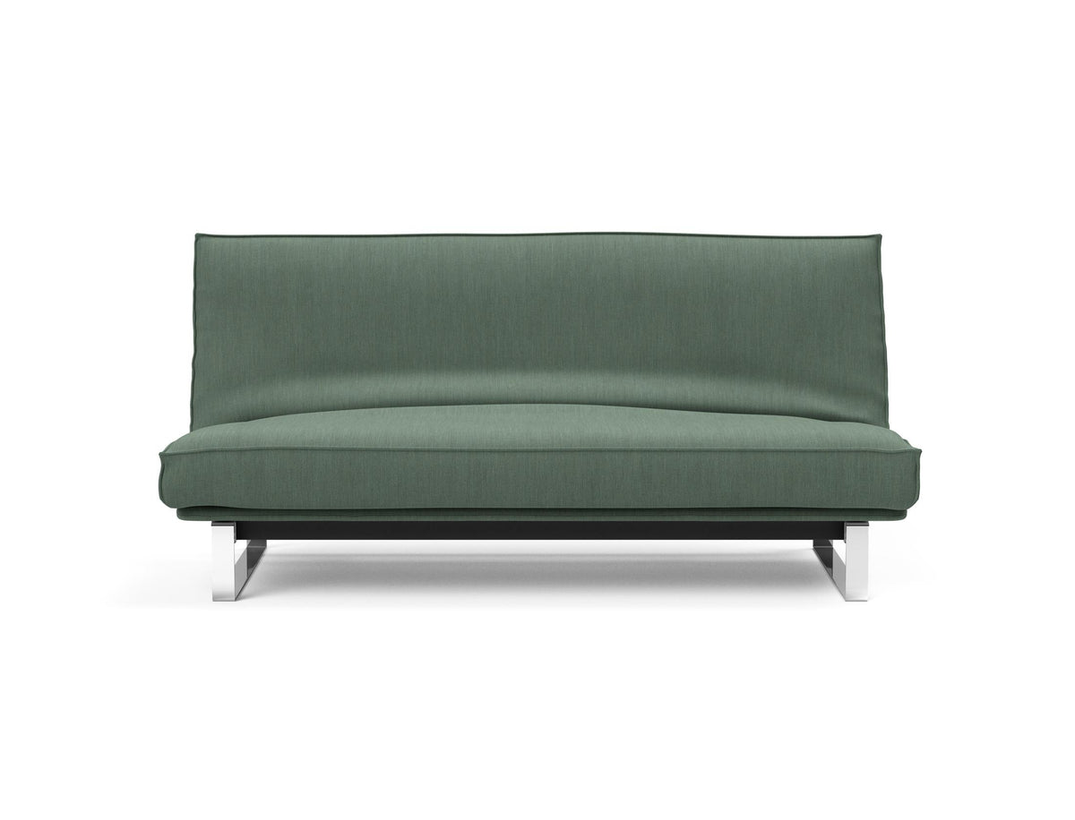 Minimum Bettsofa 140 Sharp Plus Cover mit Gestellbezug Soft Spring in 518 Elegance Green präsentiert im Onlineshop von KAQTU Design AG. Bettsofa ist von Innovation Living