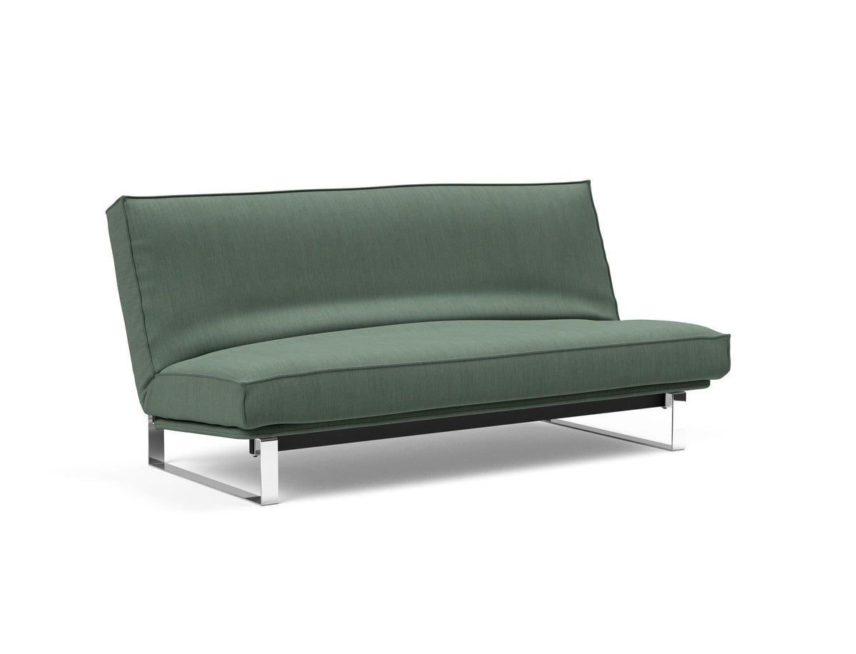 Minimum Bettsofa 140 Sharp Plus Cover mit Gestellbezug Soft Spring in 518 Elegance Green präsentiert im Onlineshop von KAQTU Design AG. Bettsofa ist von Innovation Living