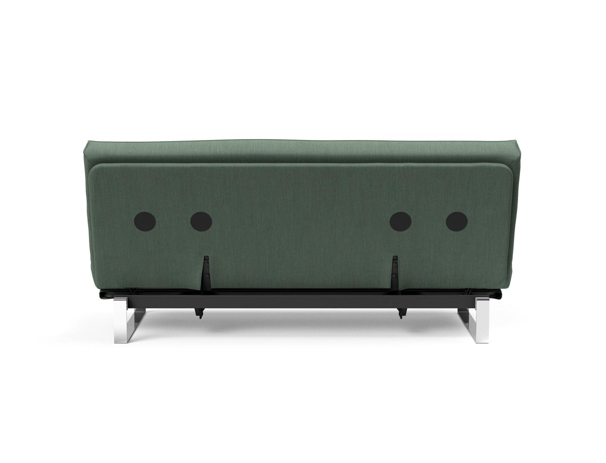 Minimum Bettsofa 140 Sharp Plus Cover mit Gestellbezug Soft Spring in 518 Elegance Green präsentiert im Onlineshop von KAQTU Design AG. Bettsofa ist von Innovation Living