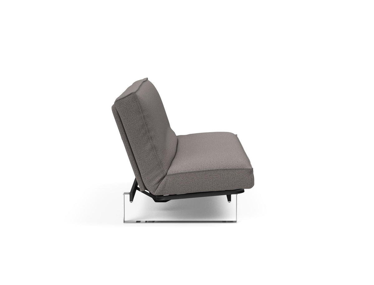 Minimum Bettsofa 140 Sharp Plus Cover Soft Spring in 521 Mixed Dance Grey präsentiert im Onlineshop von KAQTU Design AG. Bettsofa ist von Innovation Living