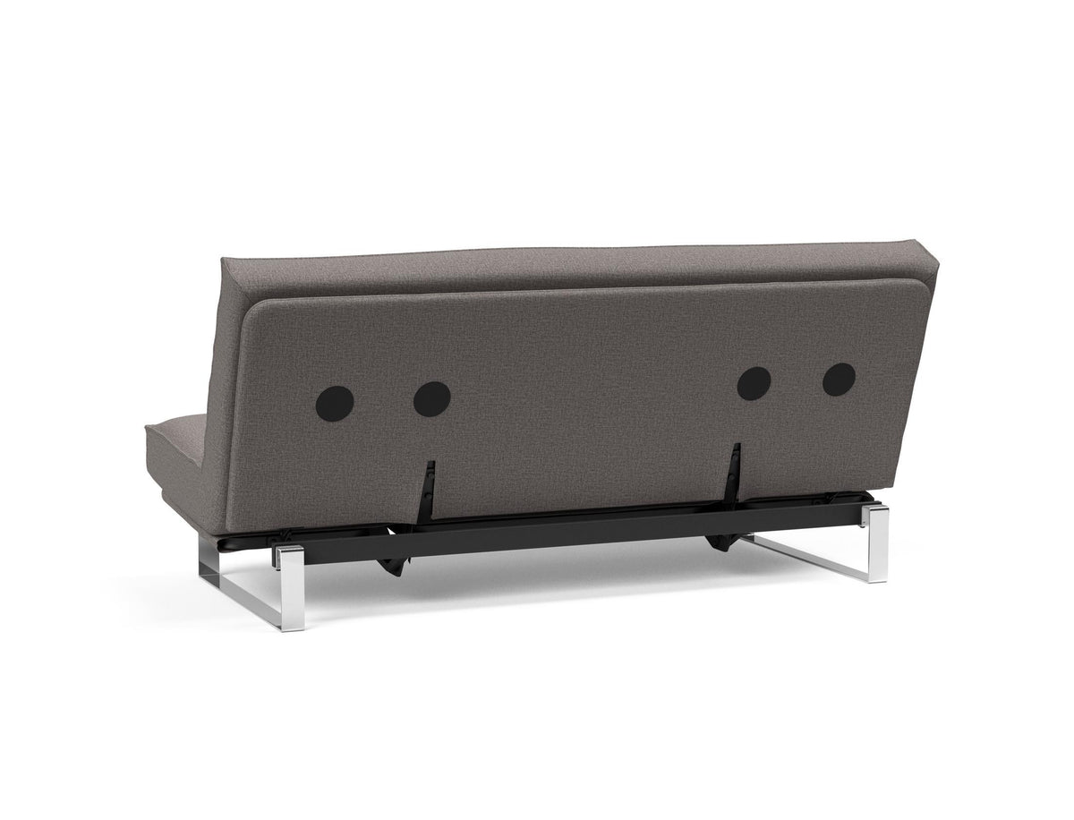 Minimum Bettsofa 140 Sharp Plus Cover mit Gestellbezug Soft Spring in 521 Mixed Dance Grey präsentiert im Onlineshop von KAQTU Design AG. Bettsofa ist von Innovation Living