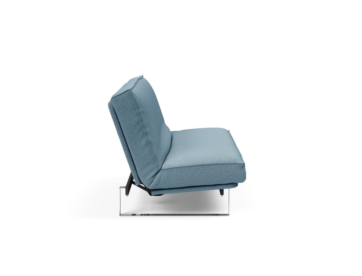 Minimum Bettsofa 140 Sharp Plus Cover mit Gestellbezug Soft Spring in 525 Mixed Dance Light Blue präsentiert im Onlineshop von KAQTU Design AG. Bettsofa ist von Innovation Living