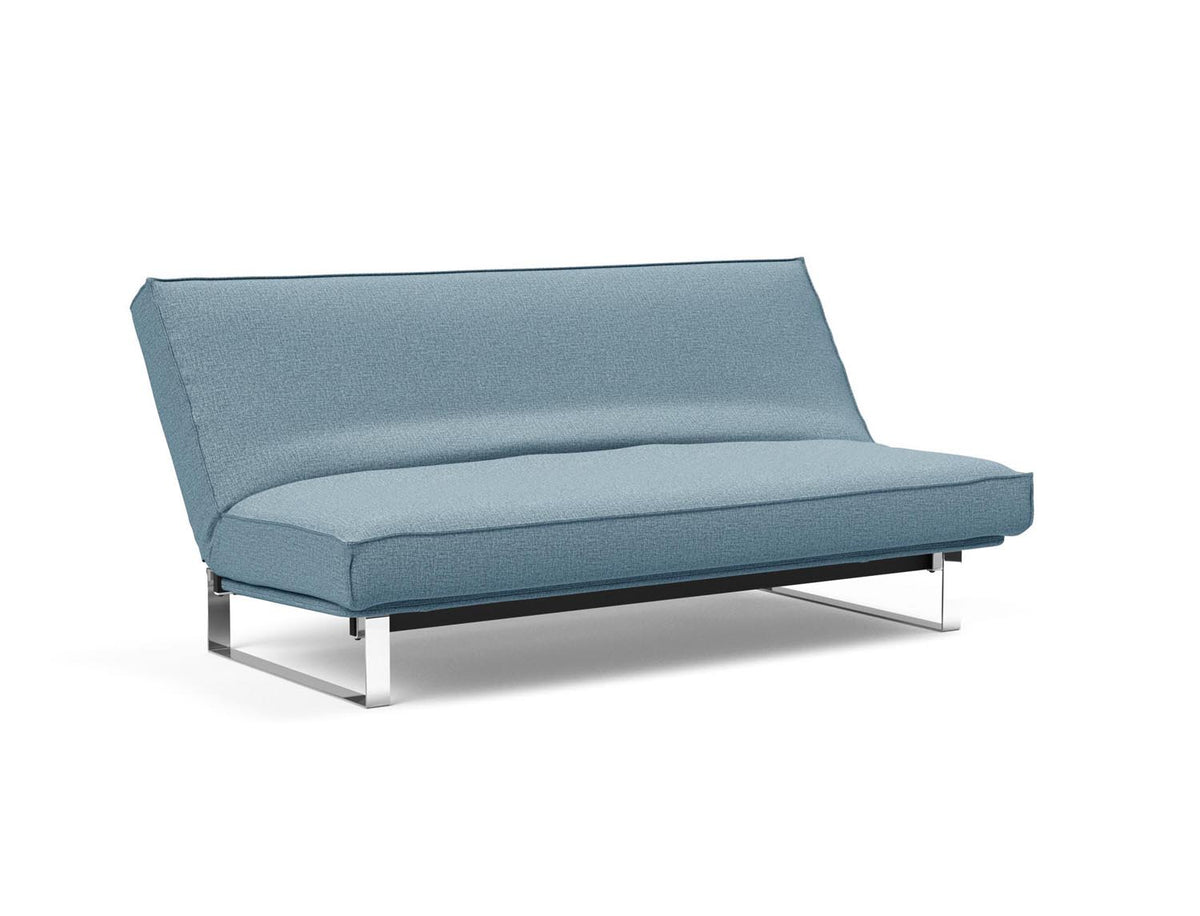 Minimum Bettsofa 140 Sharp Plus Cover mit Gestellbezug Soft Spring in 525 Mixed Dance Light Blue präsentiert im Onlineshop von KAQTU Design AG. Bettsofa ist von Innovation Living