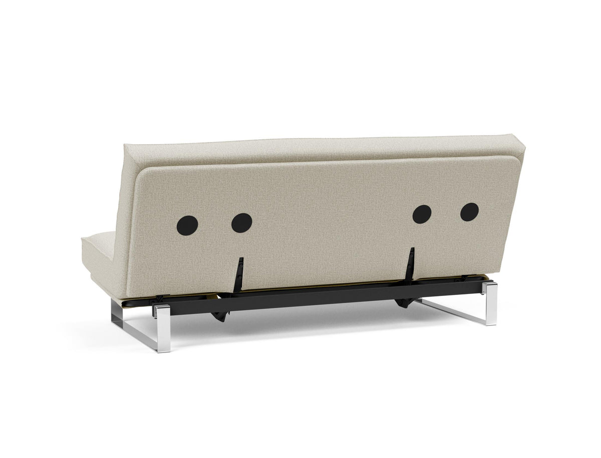 Minimum Bettsofa 140 Sharp Plus Cover mit Gestellbezug Soft Spring in 527 Mixed Dance Natural präsentiert im Onlineshop von KAQTU Design AG. Bettsofa ist von Innovation Living