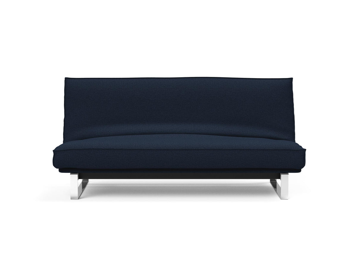 Minimum Bettsofa 140 Sharp Plus Cover mit Gestellbezug Soft Spring in 528 Mixed Dance Blue präsentiert im Onlineshop von KAQTU Design AG. Bettsofa ist von Innovation Living