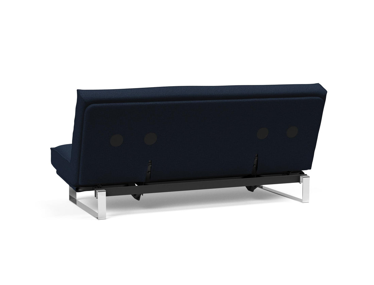 Minimum Bettsofa 140 Sharp Plus Cover mit Gestellbezug Soft Spring in 528 Mixed Dance Blue präsentiert im Onlineshop von KAQTU Design AG. Bettsofa ist von Innovation Living