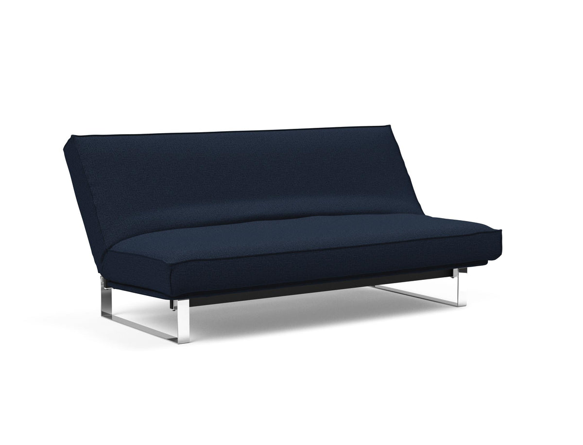 Minimum Bettsofa 140 Sharp Plus Cover mit Gestellbezug Soft Spring in 528 Mixed Dance Blue präsentiert im Onlineshop von KAQTU Design AG. Bettsofa ist von Innovation Living
