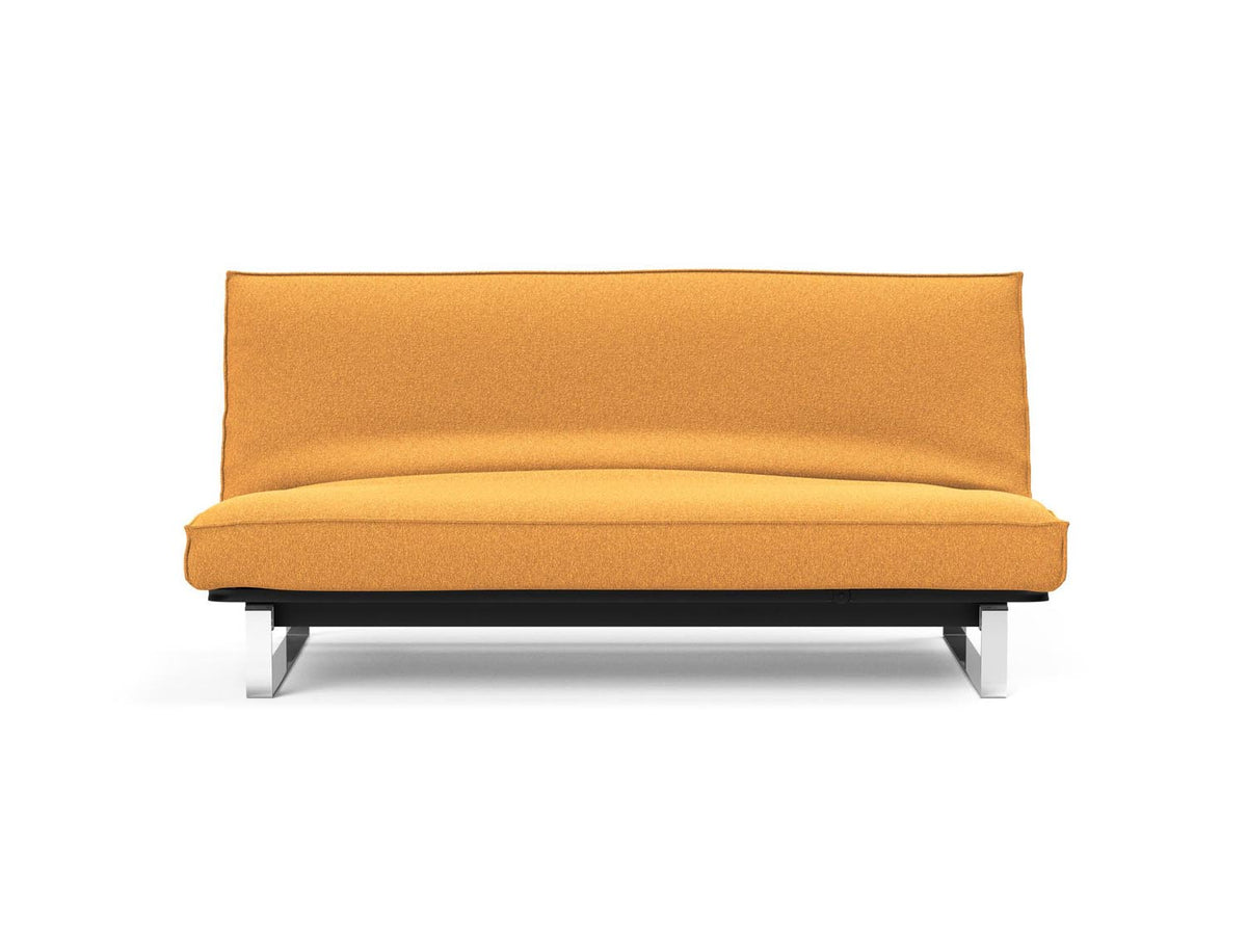 Minimum Bettsofa 140 Sharp Plus Cover mit Gestellbezug Soft Spring in 536 Bouclé Ochre präsentiert im Onlineshop von KAQTU Design AG. Bettsofa ist von Innovation Living