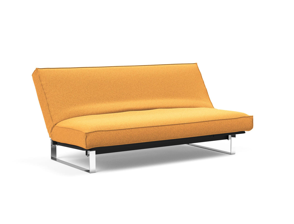 Minimum Bettsofa 140 Sharp Plus Cover mit Gestellbezug Soft Spring in 536 Bouclé Ochre präsentiert im Onlineshop von KAQTU Design AG. Bettsofa ist von Innovation Living