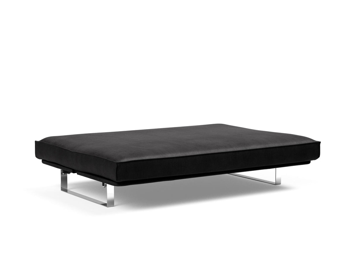 Minimum Bettsofa 140 Sharp Plus Cover mit Gestellbezug Soft Spring in 550 Faunal Black präsentiert im Onlineshop von KAQTU Design AG. Bettsofa ist von Innovation Living