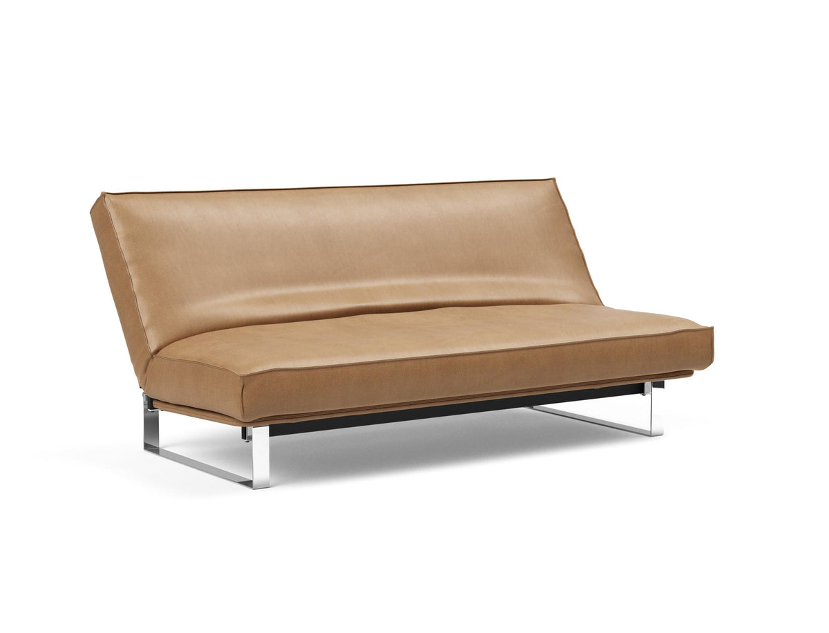Minimum Bettsofa 140 Sharp Plus Cover mit Gestellbezug Soft Spring in 551 Faunal Brown präsentiert im Onlineshop von KAQTU Design AG. Bettsofa ist von Innovation Living