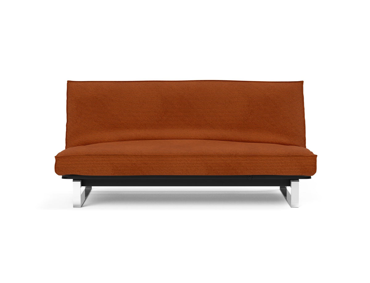 Minimum Bettsofa 140 Sharp Plus Cover Soft Spring in 595 Corduroy Burnt Orange präsentiert im Onlineshop von KAQTU Design AG. Bettsofa ist von Innovation Living