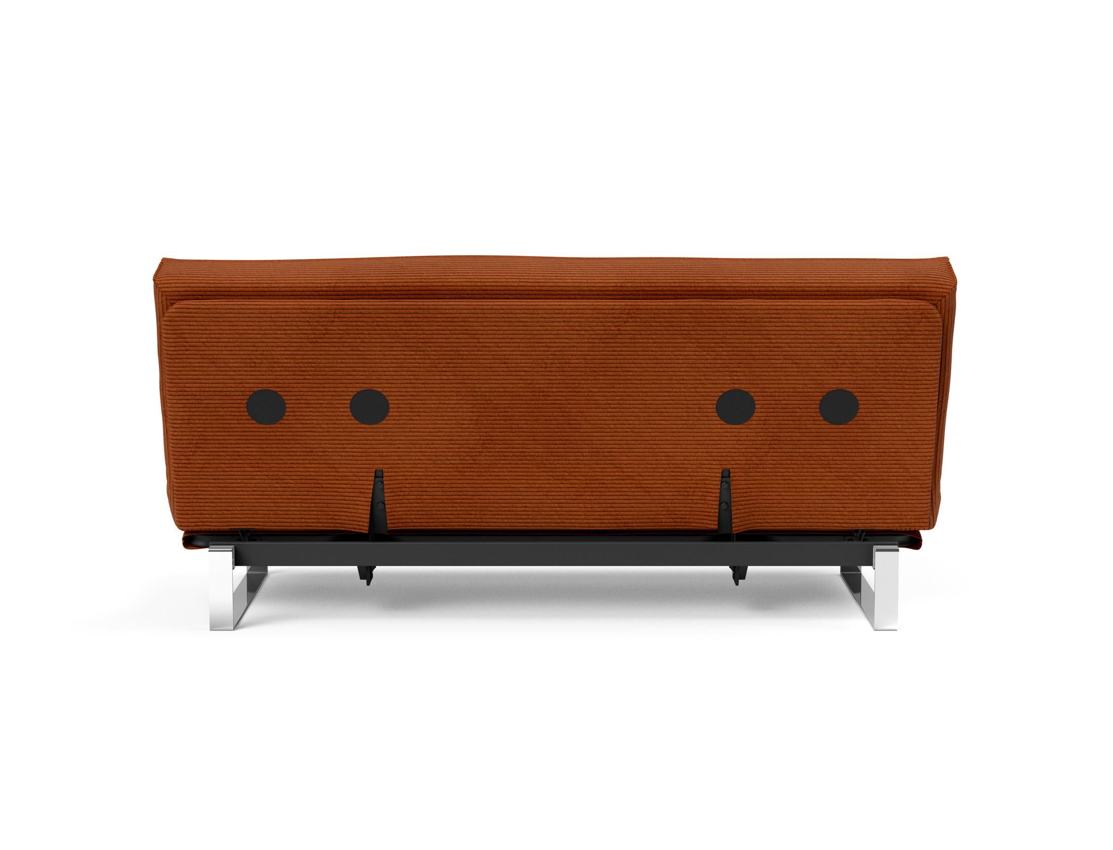 Entdecken Sie das Minimum Bettsofa 140 Sharp Plus Cover – ein stilvolles, funktionales Möbelstück mit langlebigem Metallrahmen und komfortabler Matratze für jeden Raum.