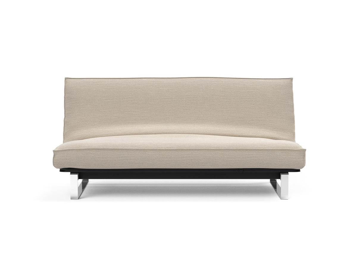 Minimum Bettsofa 140 Sharp Plus Cover Soft Spring in 612 Blida Sand Grey präsentiert im Onlineshop von KAQTU Design AG. Bettsofa ist von Innovation Living