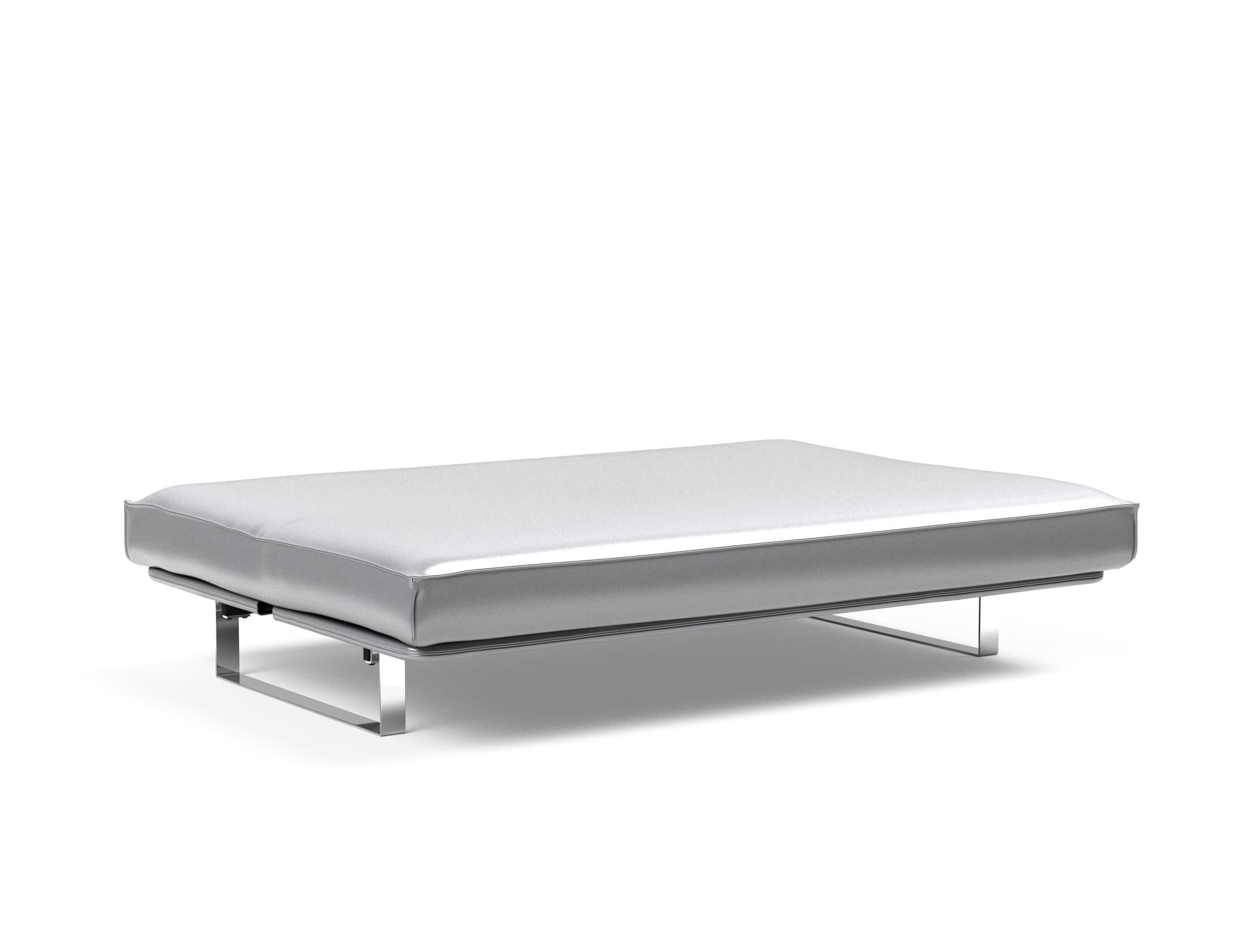 Entdecken Sie das Minimum Bettsofa 140 Sharp Plus Cover – ein stilvolles, funktionales Möbelstück mit langlebigem Metallrahmen und komfortabler Matratze für jeden Raum.