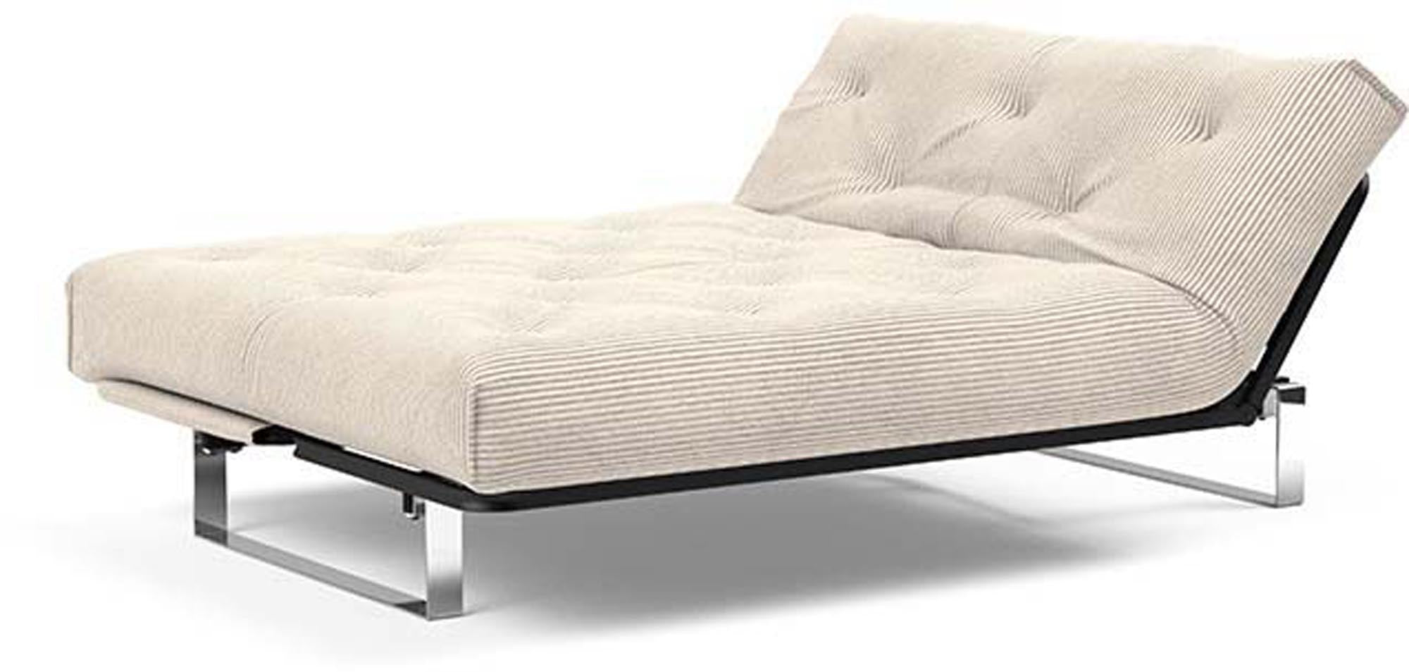 Erleben Sie das Minimum Bettsofa 140 Nordic von Innovation Living: elegantes skandinavisches Design, ideal für kleine Räume und flexible Nutzung.