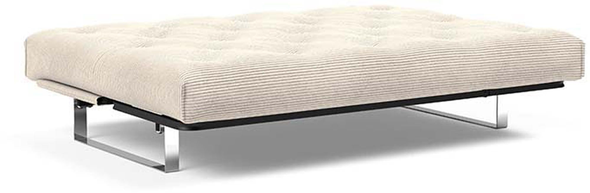 Entdecken Sie das Minimum Bettsofa 140 Nordic von Innovation Living: stilvolles skandinavisches Design, perfekt für platzsparende Lösungen und vielseitige Einsätze.