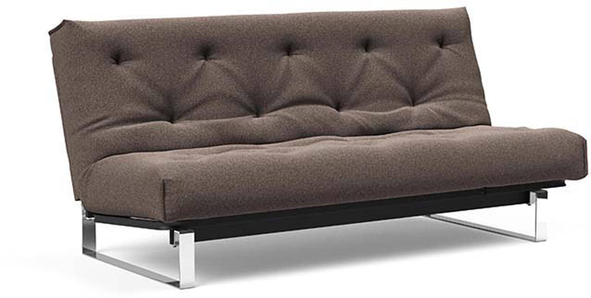 Erleben Sie das Minimum Bettsofa 140 Nordic von Innovation Living: modernes skandinavisches Design, ideal für kleine Räume und flexible Nutzung.