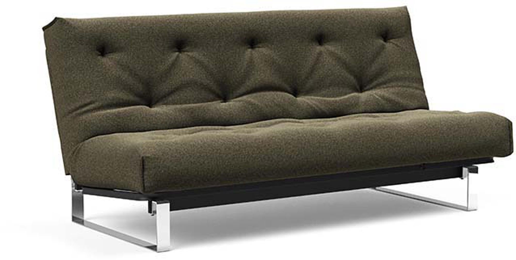 Erleben Sie das Minimum Bettsofa 140 Nordic von Innovation Living: modernes skandinavisches Design, ideal für kleine Räume und flexible Nutzung.