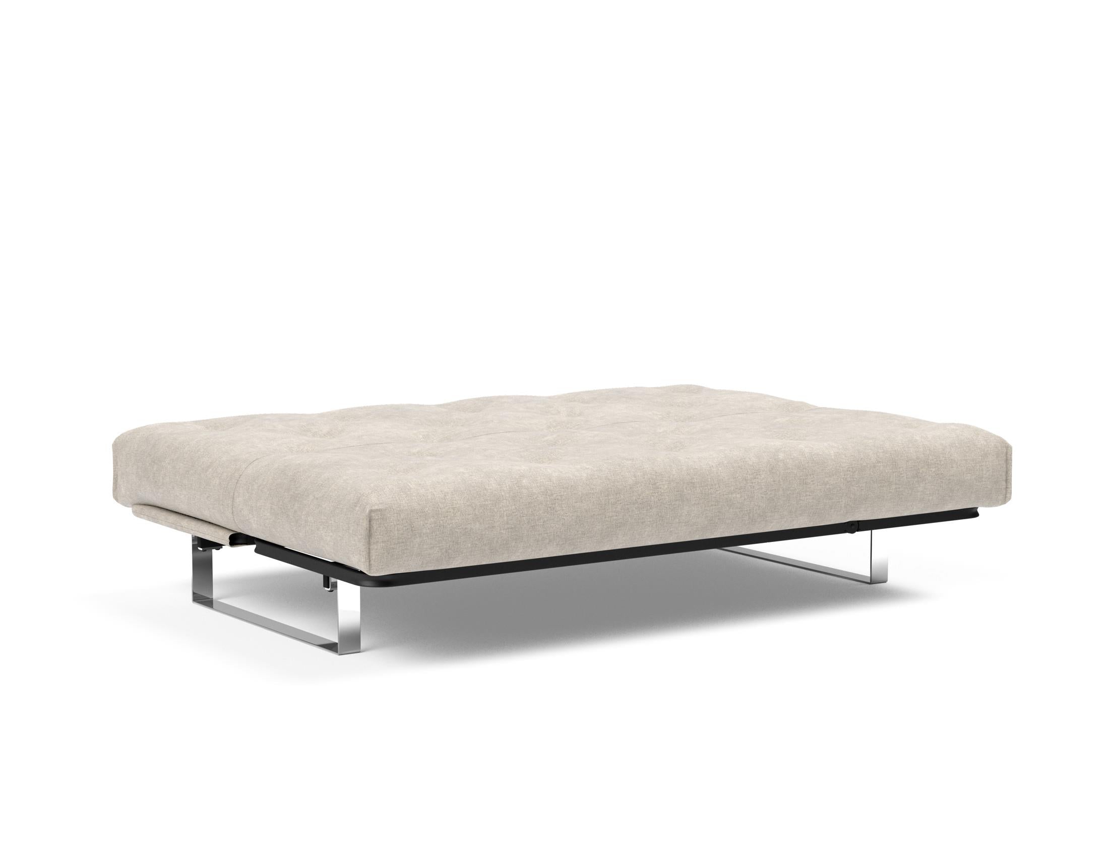 Erleben Sie das Minimum Bettsofa 140 Nordic Soft Spring von Innovation Living – ein elegantes, funktionales Möbelstück für höchsten Schlafkomfort.