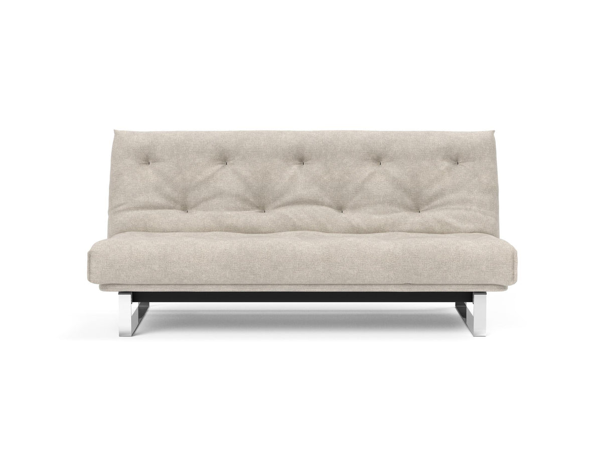 Minimum Bettsofa 140 Nordic mit Gestellbezug Soft Spring in 280 Avella Sand präsentiert im Onlineshop von KAQTU Design AG. Bettsofa ist von Innovation Living
