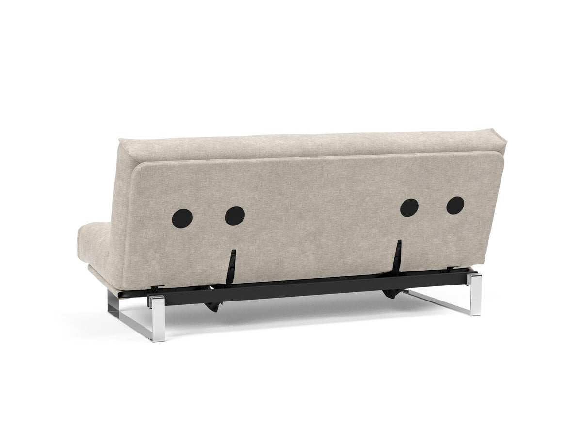 Minimum Bettsofa 140 Nordic mit Gestellbezug Soft Spring in 280 Avella Sand präsentiert im Onlineshop von KAQTU Design AG. Bettsofa ist von Innovation Living