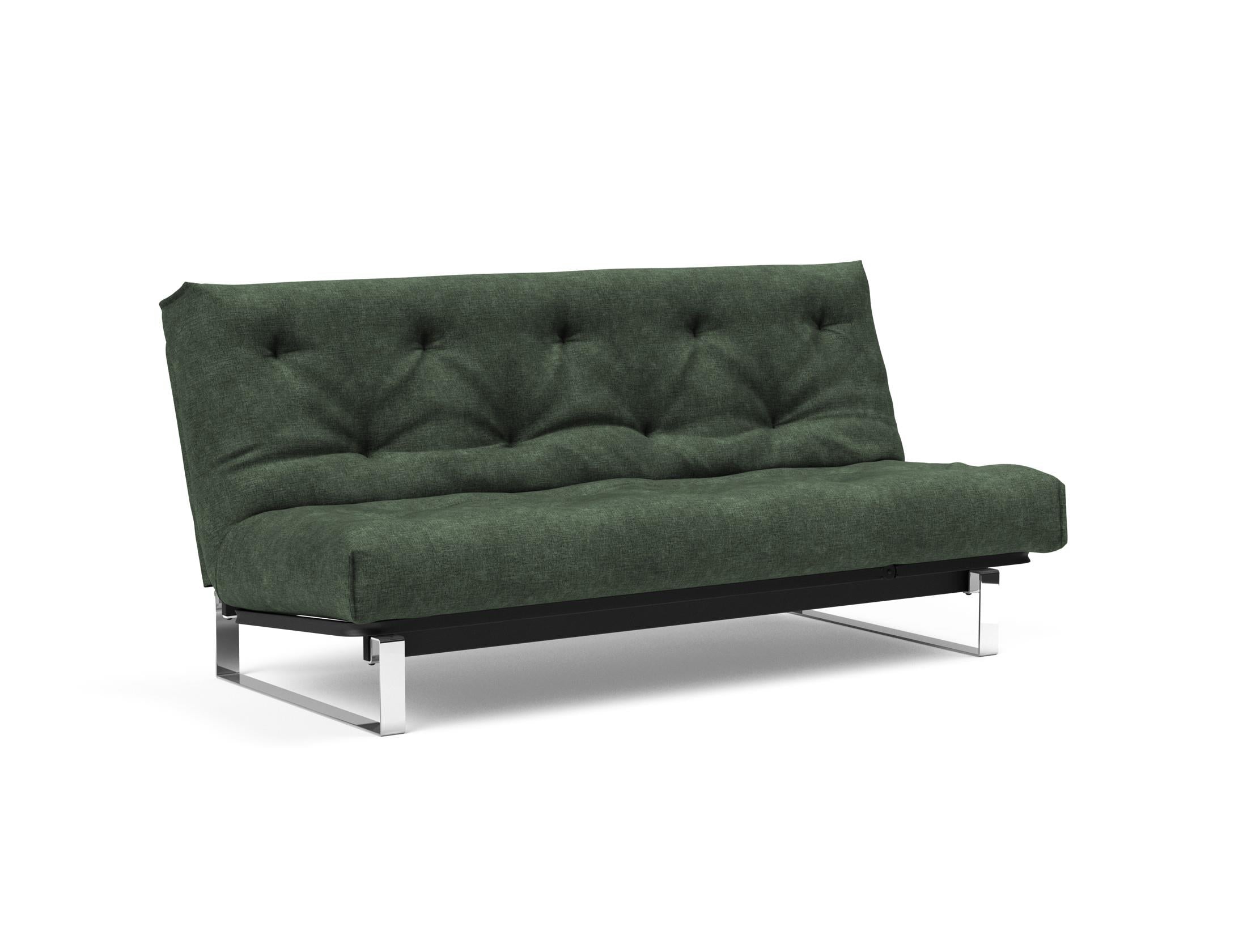 Erleben Sie das Minimum Bettsofa 140 Nordic Soft Spring von Innovation Living – eine perfekte Kombination aus modernem Stil und optimalem Schlafkomfort.