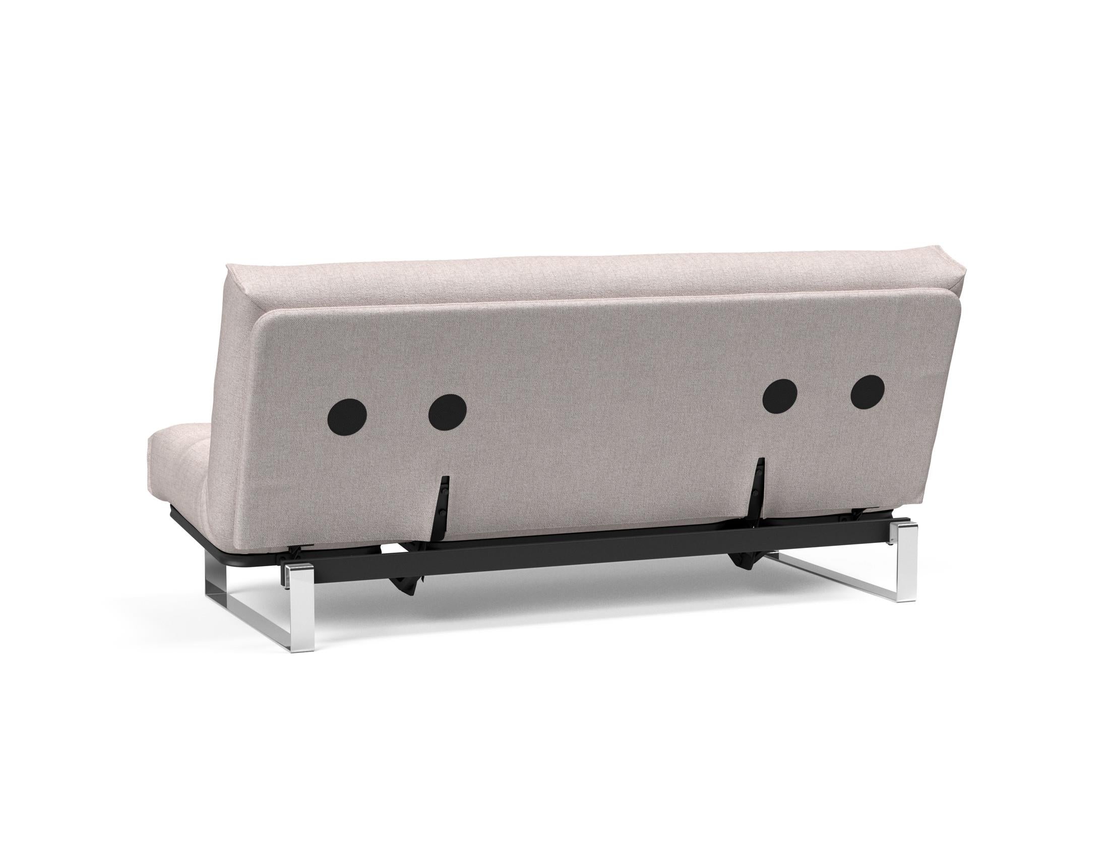 Entdecken Sie das Minimum Bettsofa 140 Nordic Soft Spring von Innovation Living – skandinavisches Design trifft auf höchsten Komfort und Funktionalität.