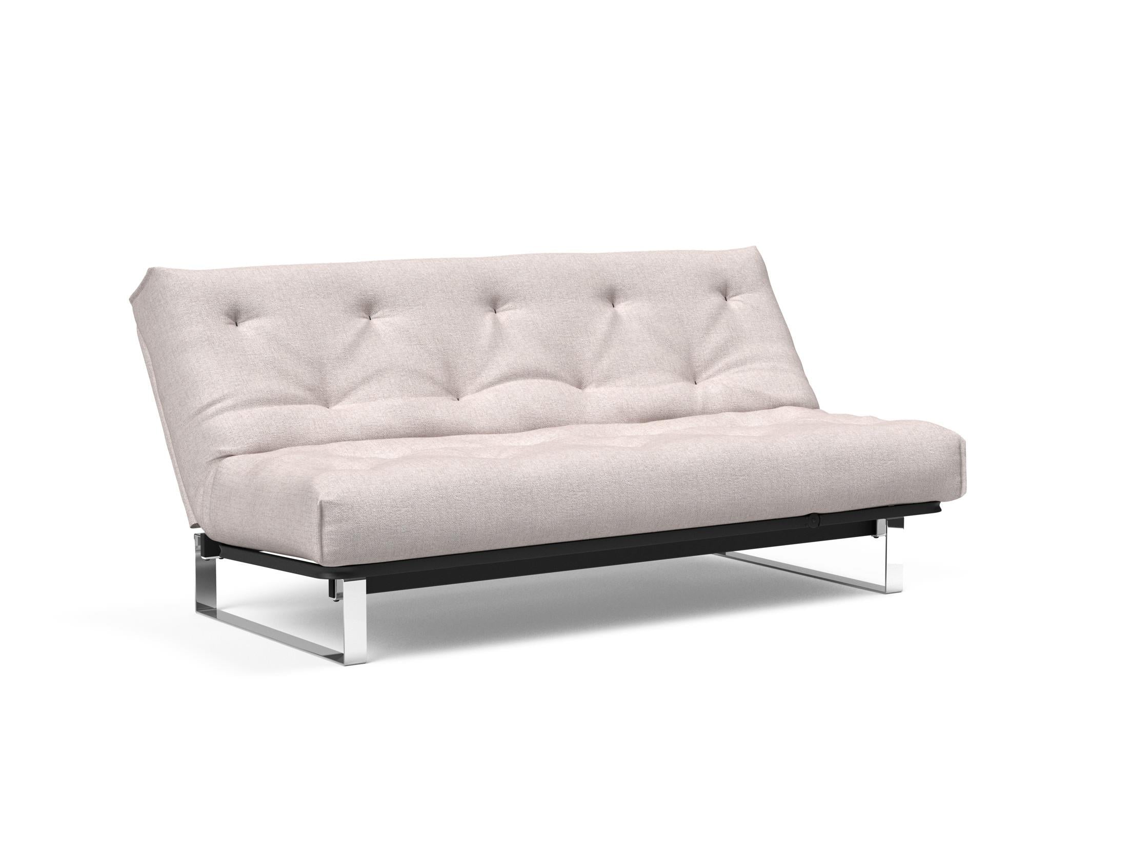 Erleben Sie das Minimum Bettsofa 140 Nordic Soft Spring von Innovation Living – stilvolles skandinavisches Design, das Komfort und Vielseitigkeit vereint.