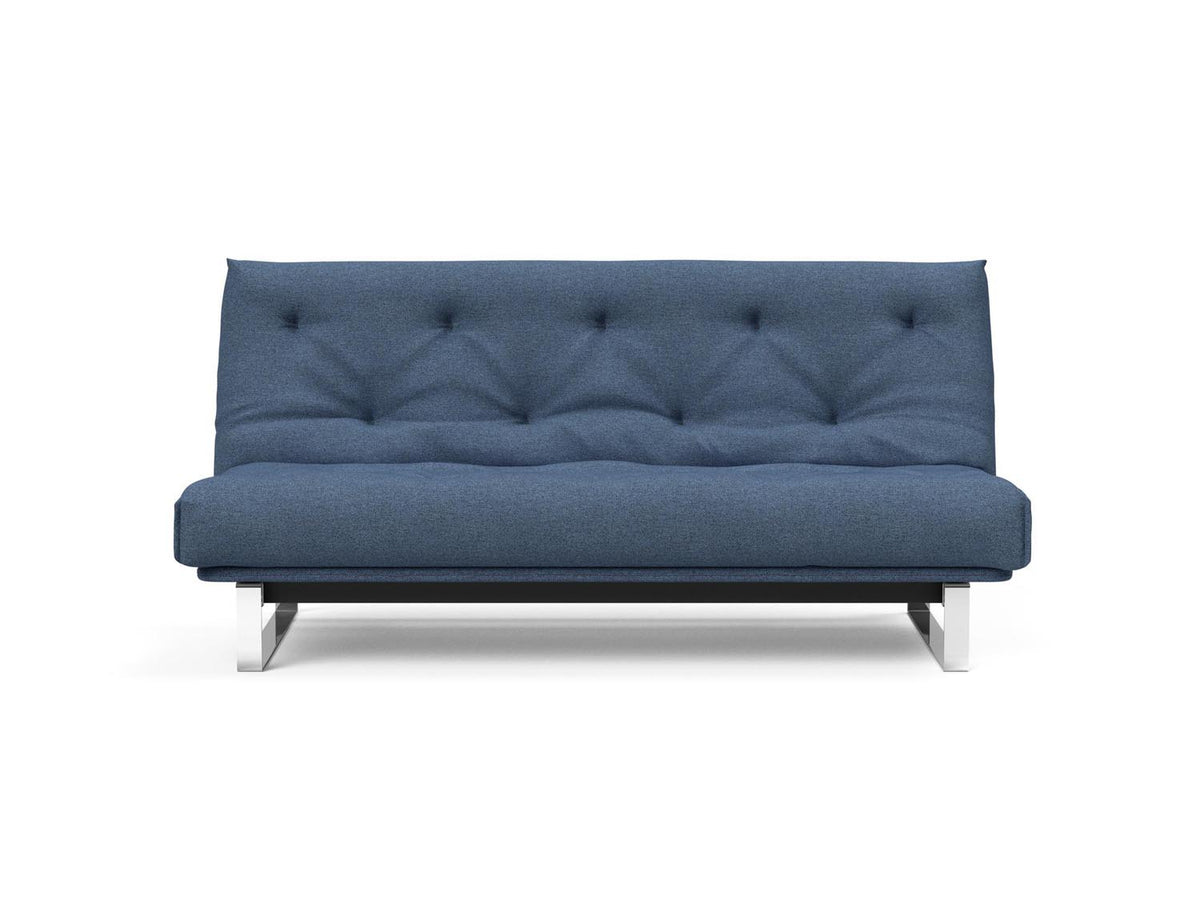 Minimum Bettsofa 140 Nordic mit Gestellbezug Soft Spring in 302 Weda Blue präsentiert im Onlineshop von KAQTU Design AG. Bettsofa ist von Innovation Living