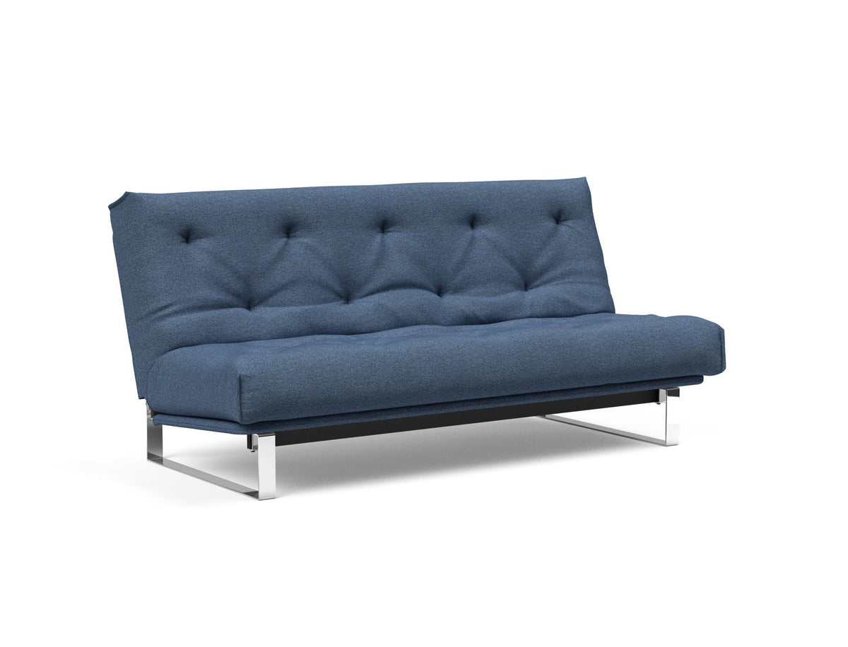 Minimum Bettsofa 140 Nordic mit Gestellbezug Soft Spring in 302 Weda Blue präsentiert im Onlineshop von KAQTU Design AG. Bettsofa ist von Innovation Living