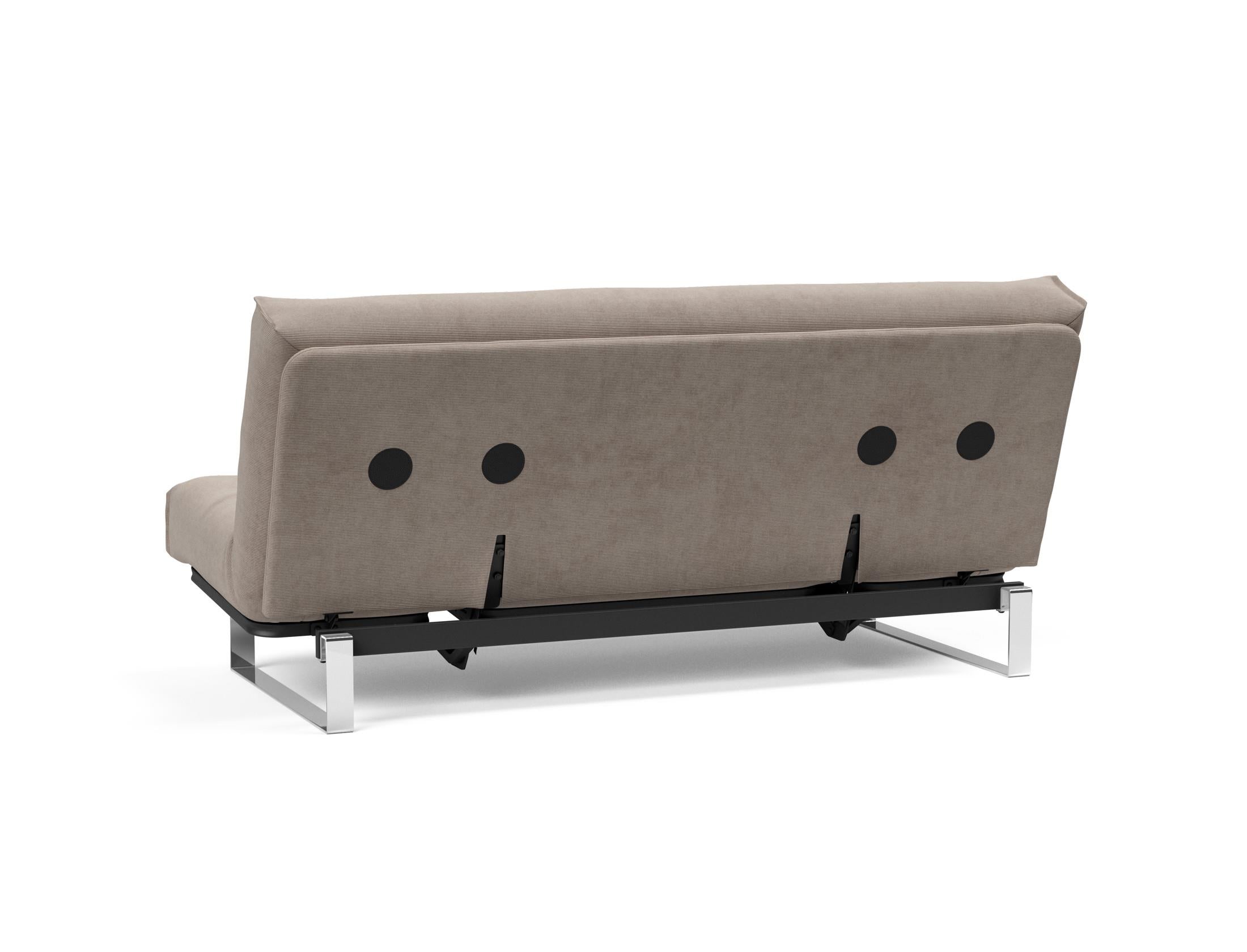 Entdecken Sie das Minimum Bettsofa 140 Nordic Soft Spring von Innovation Living – skandinavisches Design trifft auf höchsten Komfort und Funktionalität.