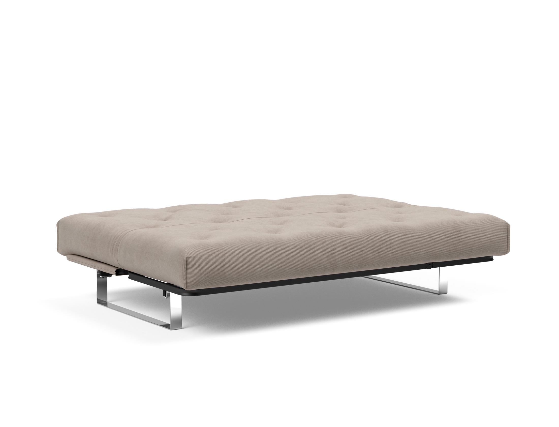 Erleben Sie das Minimum Bettsofa 140 Nordic Soft Spring von Innovation Living – skandinavisches Design trifft auf höchsten Schlafkomfort und vielseitige Nutzung.