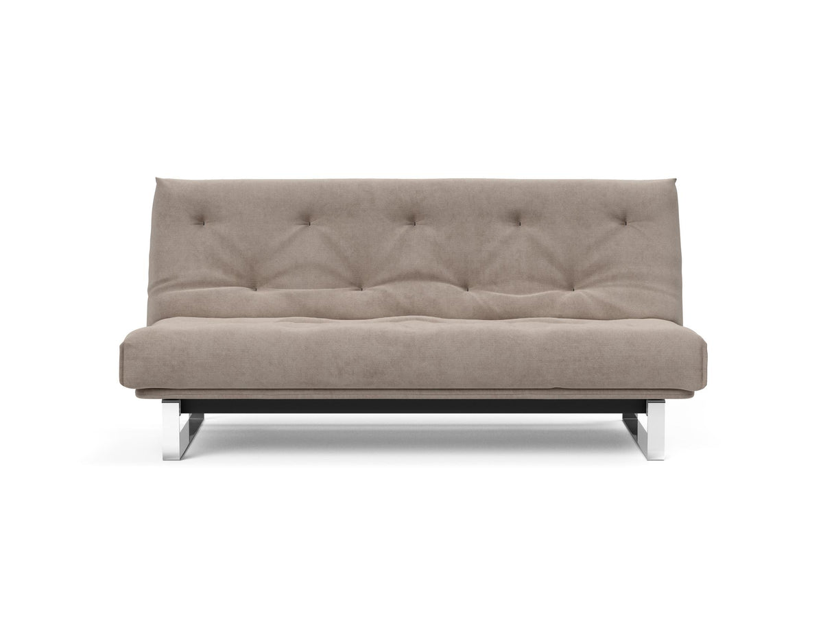 Minimum Bettsofa 140 Nordic mit Gestellbezug Soft Spring in 318 Cordufine Beige präsentiert im Onlineshop von KAQTU Design AG. Bettsofa ist von Innovation Living