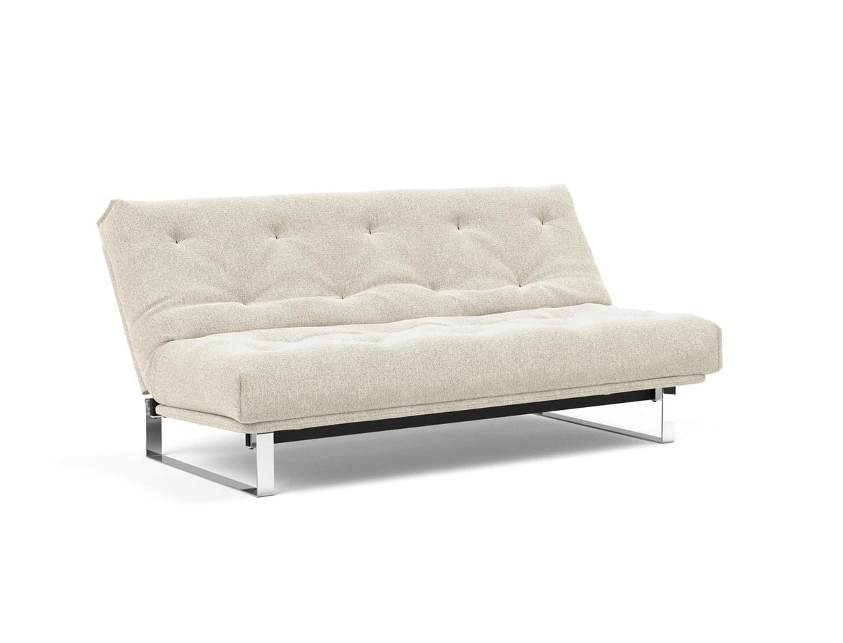 Minimum Bettsofa 140 Nordic mit Gestellbezug Soft Spring in 357 Taura Off White präsentiert im Onlineshop von KAQTU Design AG. Bettsofa ist von Innovation Living