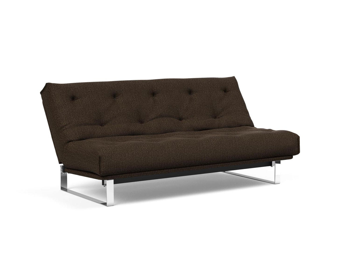 Minimum Bettsofa 140 Nordic mit Gestellbezug Soft Spring in 358 Taura Chocco präsentiert im Onlineshop von KAQTU Design AG. Bettsofa ist von Innovation Living