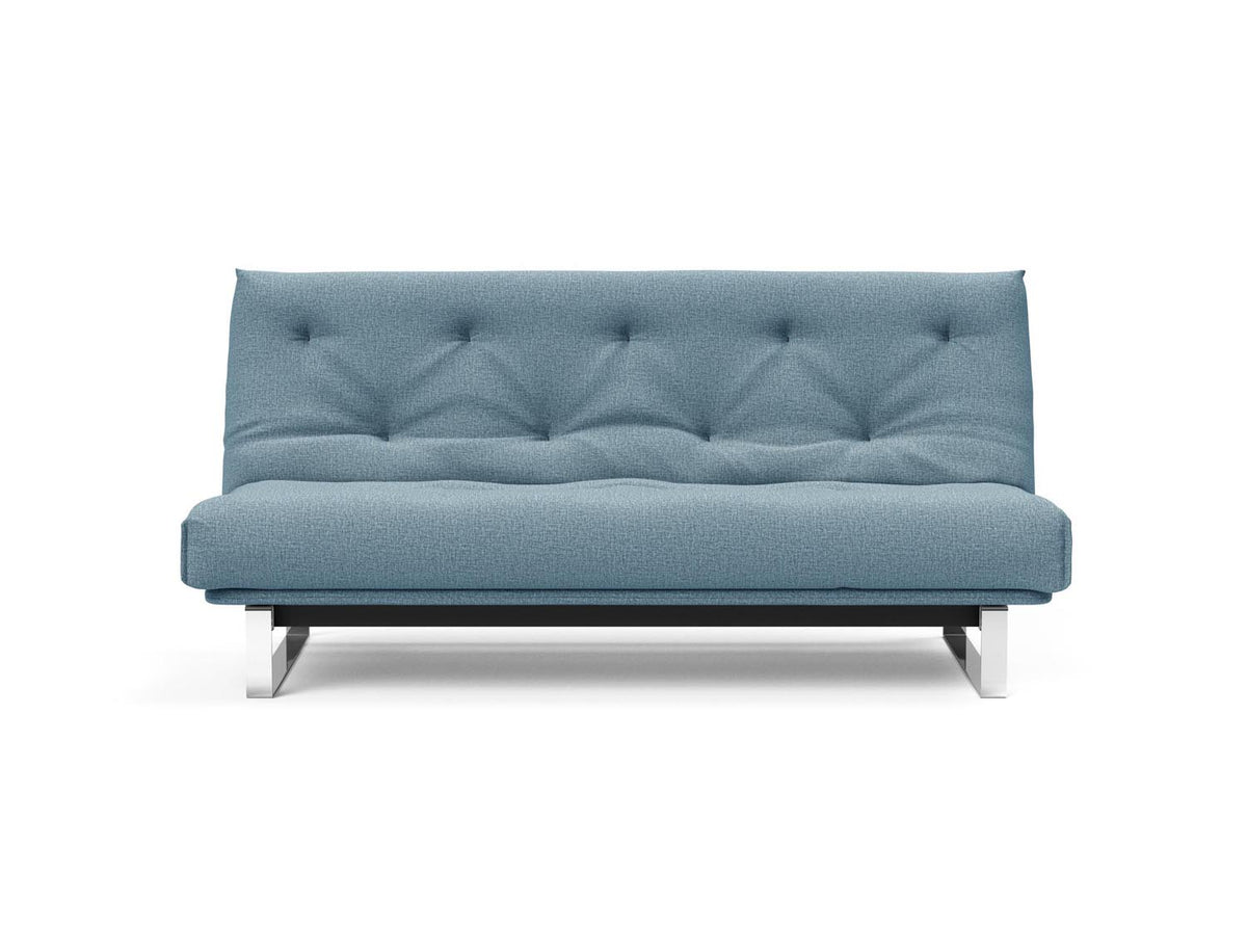 Minimum Bettsofa 140 Nordic mit Gestellbezug Soft Spring in 525 Mixed Dance Light Blue präsentiert im Onlineshop von KAQTU Design AG. Bettsofa ist von Innovation Living