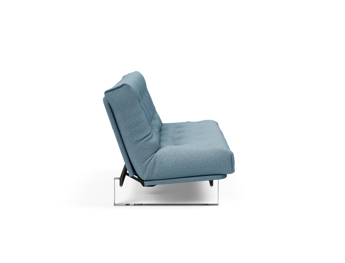 Minimum Bettsofa 140 Nordic mit Gestellbezug Soft Spring in 525 Mixed Dance Light Blue präsentiert im Onlineshop von KAQTU Design AG. Bettsofa ist von Innovation Living