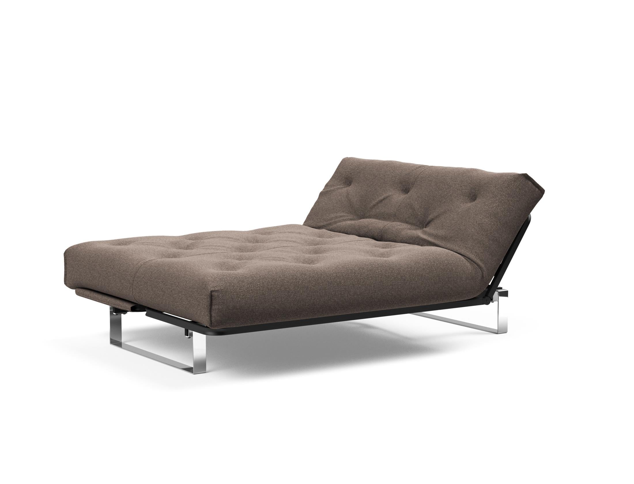 Erleben Sie das Minimum Bettsofa 140 Nordic Soft Spring von Innovation Living – stilvolles skandinavisches Design, das Komfort und Vielseitigkeit vereint.