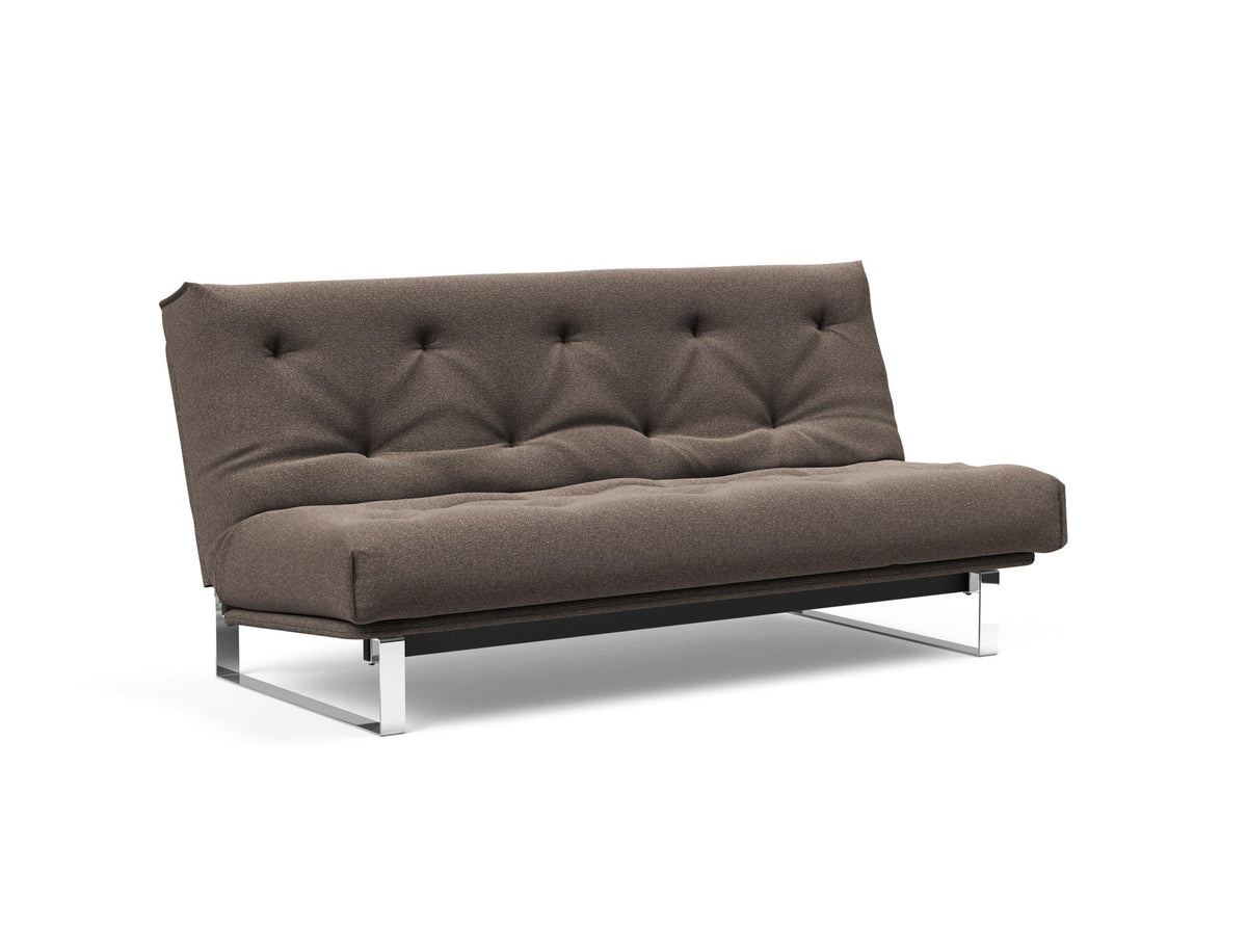 Minimum Bettsofa 140 Nordic mit Gestellbezug Soft Spring in 530 Bouclé Taupe präsentiert im Onlineshop von KAQTU Design AG. Bettsofa ist von Innovation Living