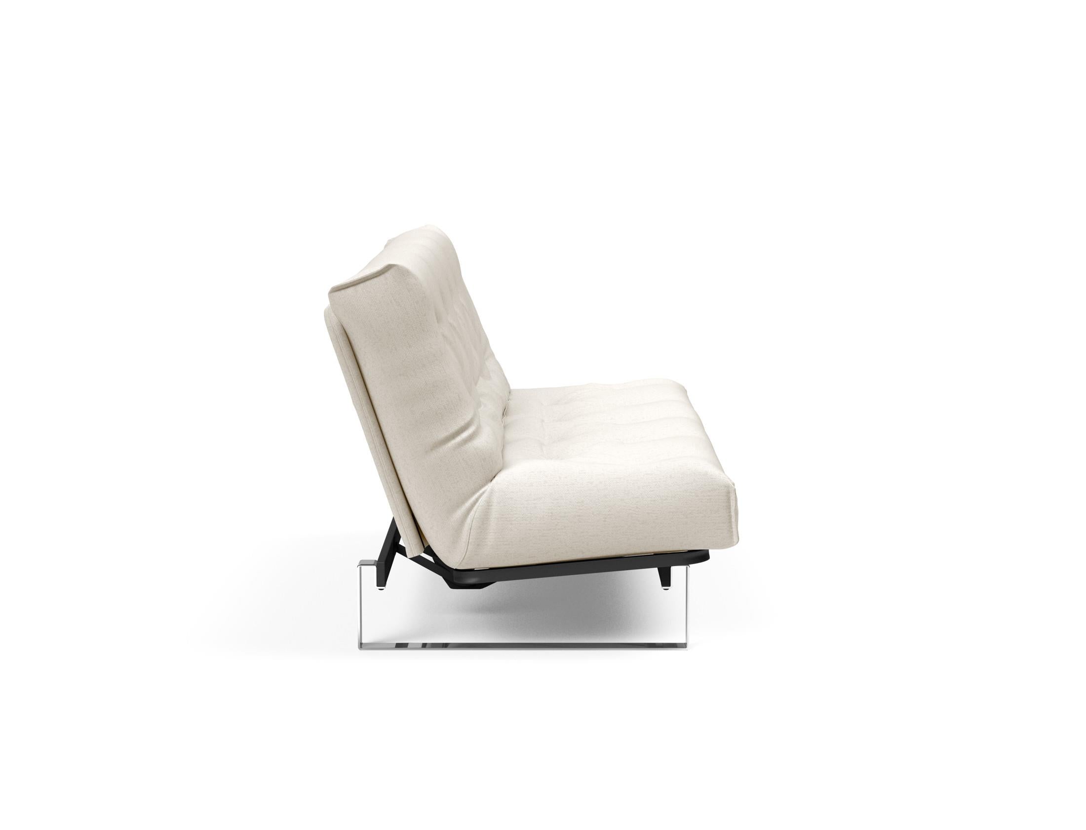 Erleben Sie das Minimum Bettsofa 140 Nordic Soft Spring von Innovation Living – eine harmonische Verbindung aus skandinavischem Stil und optimalem Komfort.