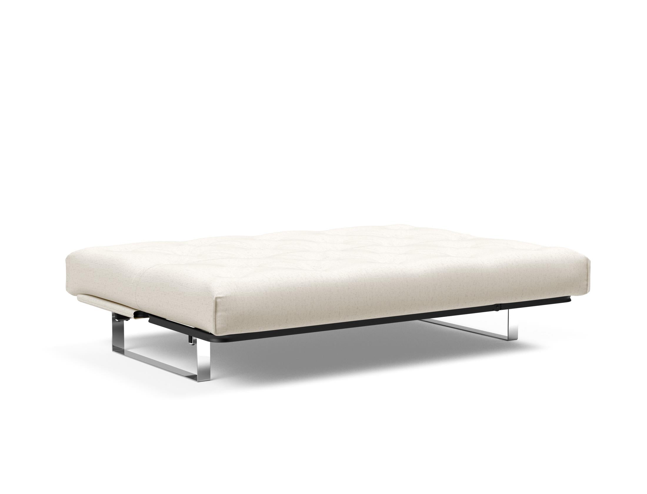 Entdecken Sie das Minimum Bettsofa 140 Nordic Soft Spring von Innovation Living – stilvolles skandinavisches Design, das Komfort und Funktionalität vereint.